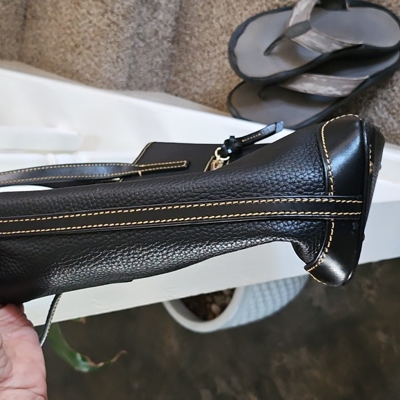 Dooney & Bourke Black Leather Tote - Picture 7 of 14